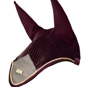 Equestrian Stockholm Merlot Crystal Gold Ørehette