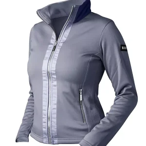 Equestrian Stockholm Fleece Jakke Crystal Grey