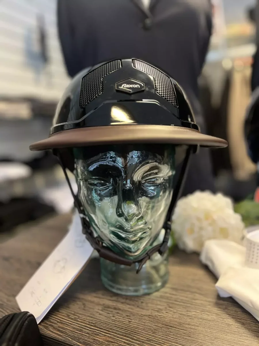 Flex-On Helmet Star Black M_(56) Chinstrap Dark Brown S1 Angel - Image 2