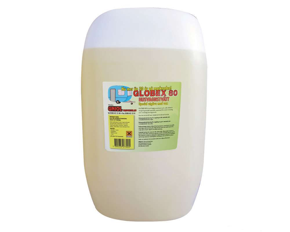 Globex 80 Vaskemiddel med voks – 25 liter