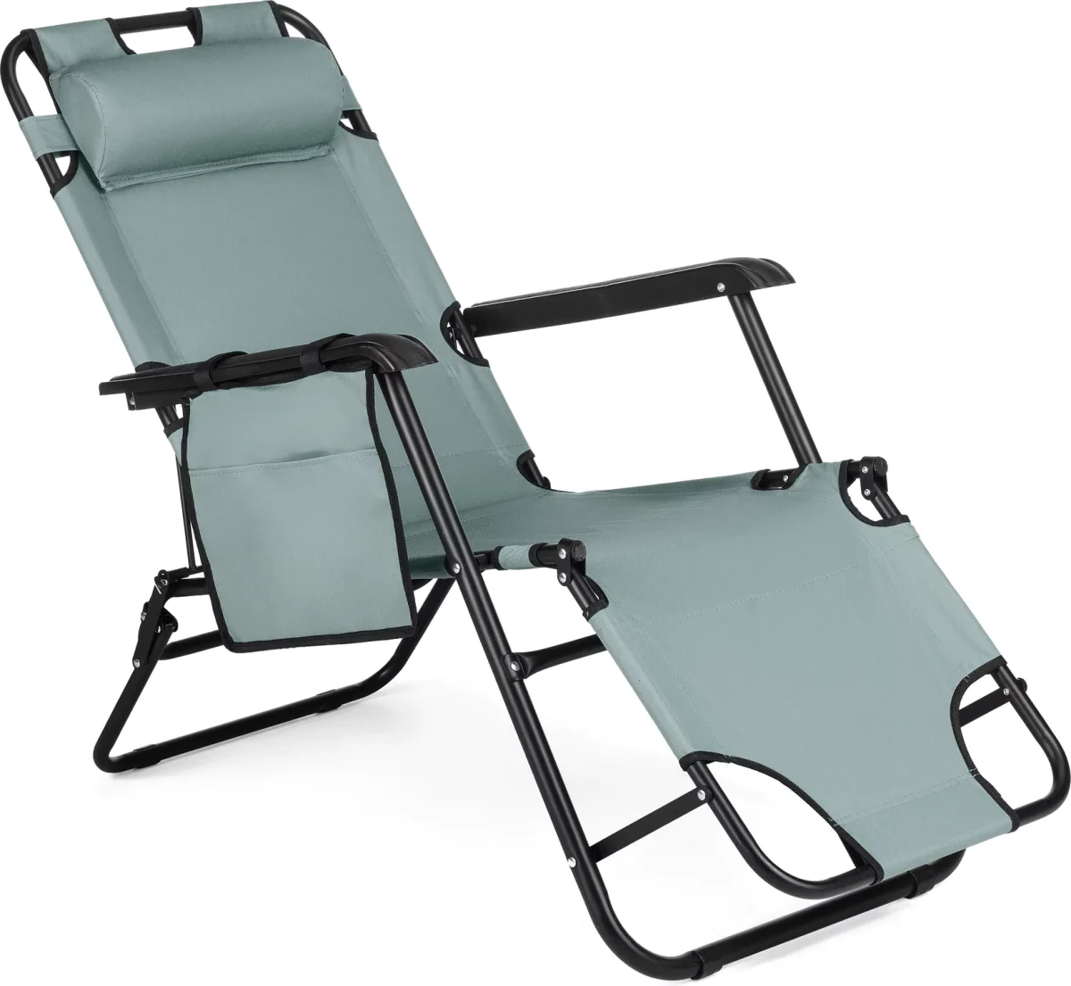 Sun Comfort 2-I-1 Luverno Sammenleggbar Hage-/Strandstol - Image 3