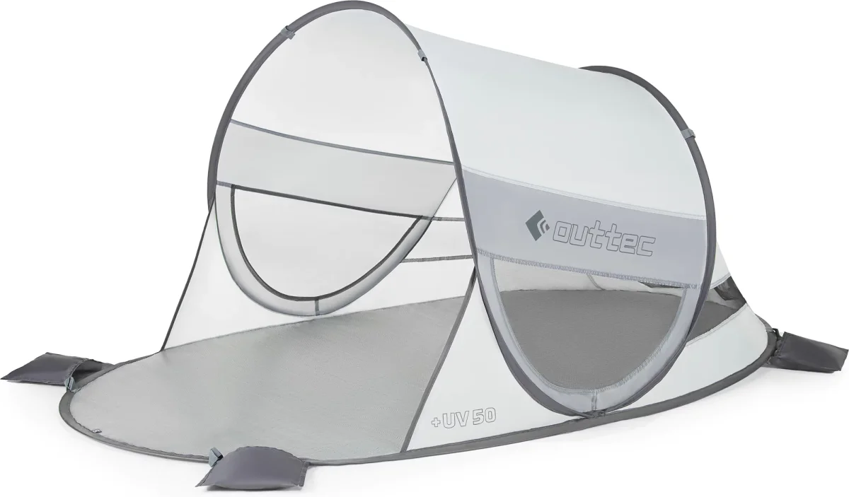 Selvmonterbart Strandtelt, Easyshade Uv50 Outtec-Skjerm