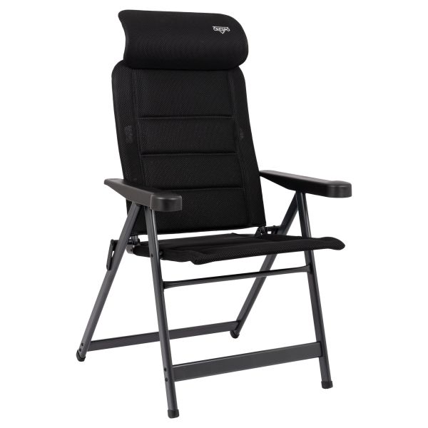 Crespo Air Deluxe 3D stol, svart med justerbar nakkestøtte - Image 2