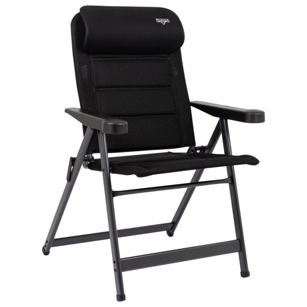 Crespo Air Deluxe 3D stol, svart med justerbar nakkestøtte - Image 4