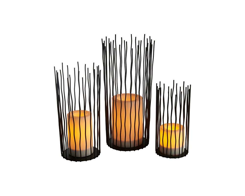 Bordlampe «living light» 3-pakning