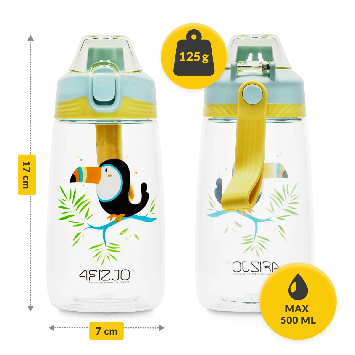 Tukan 500 Ml Vannflaske For Barn - Image 4