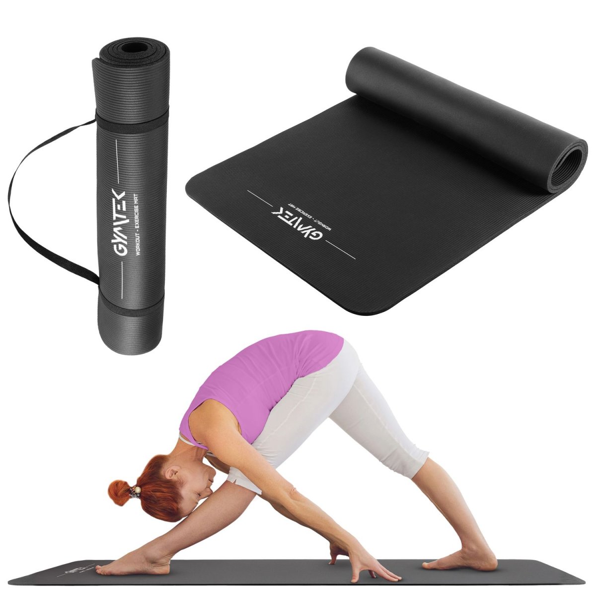 Gymtek Space+ Nbr 1 Cm Bred Yogamatte - Image 2