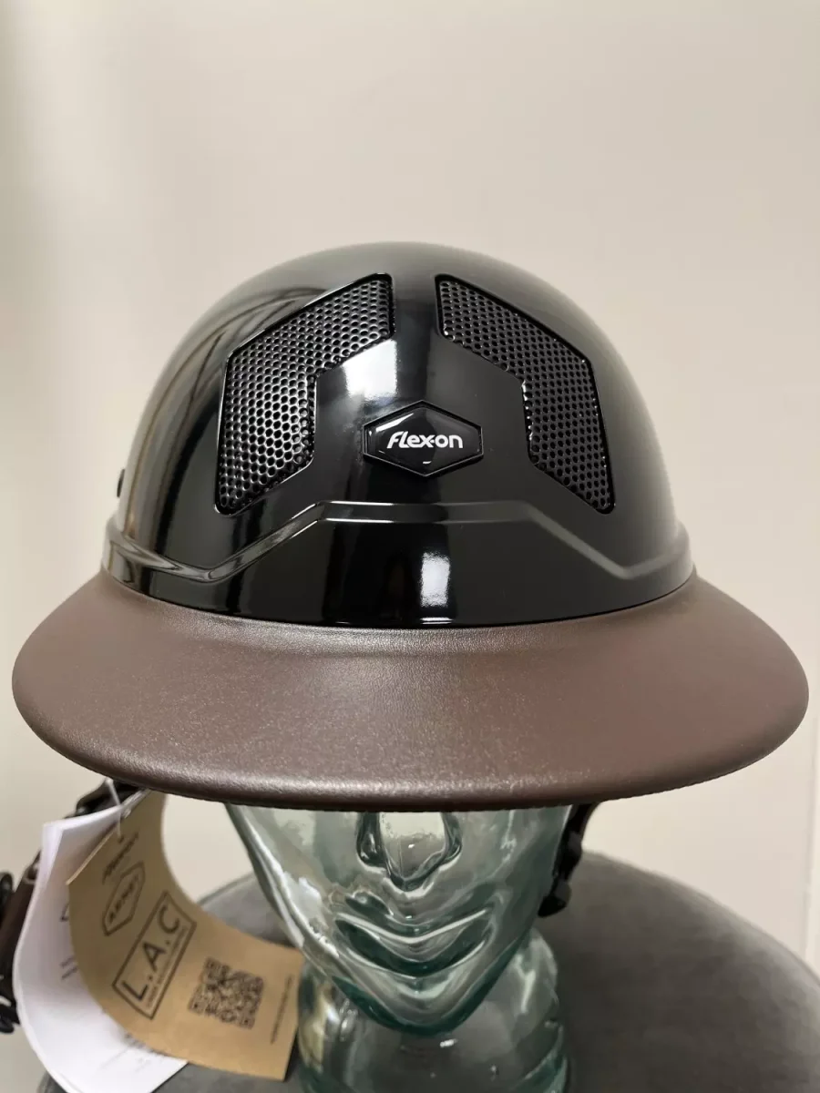 Flex-On Helmet Star Black M_(56) Chinstrap Dark Brown S1 Angel - Image 3